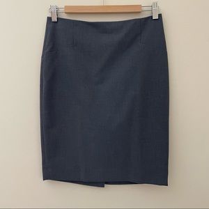 The Limited Dark Gray Pencil Skirt Size 2 Excellent Condition